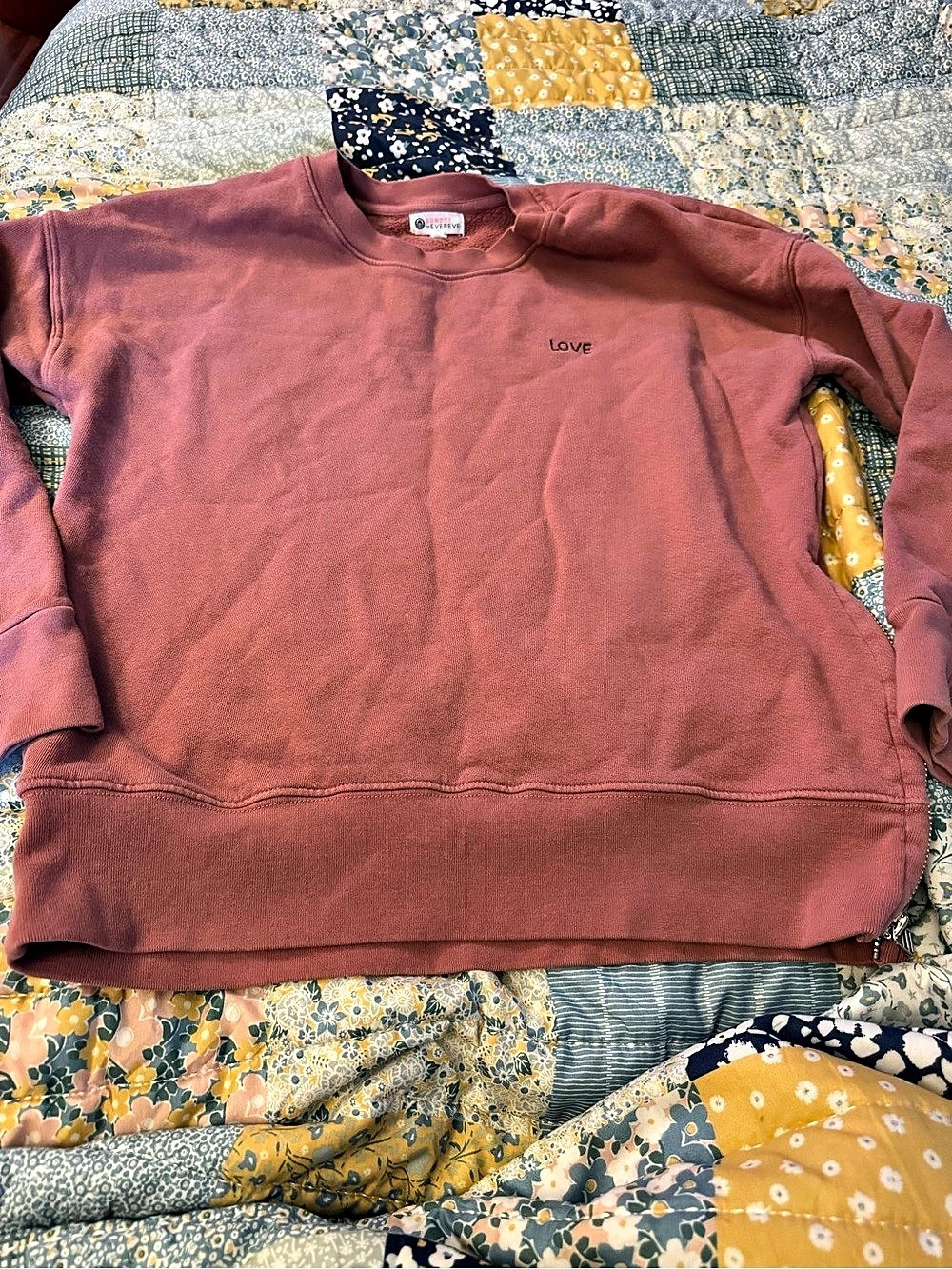 Sunday Forever Sweatshirt in Pink Size 0